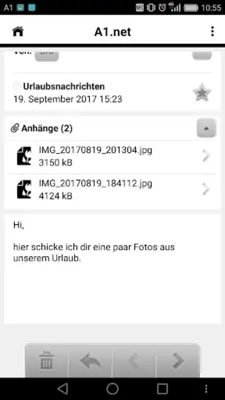A1 Mobile Mail android App screenshot 0